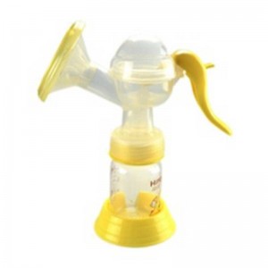 Hordozható szilikon kézi baba tejkivonó mellszivattyú BPA ingyenesnyomtatási minta higiéniai szoptató szivattyú